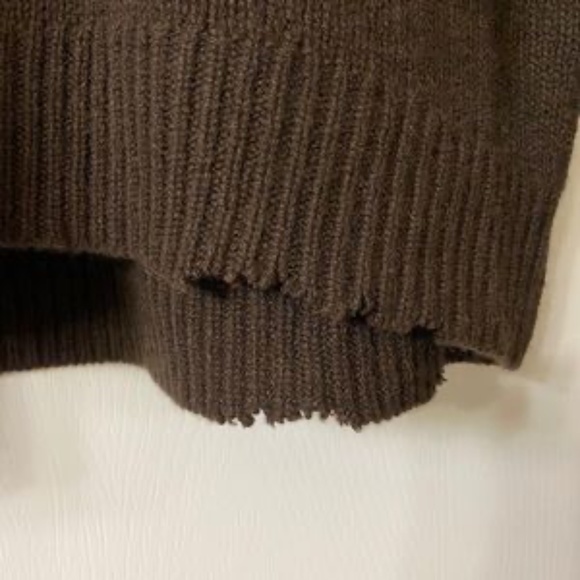 RTA Cedar Emma Cashmere Sweater Brown Large - Picture 13 of 15